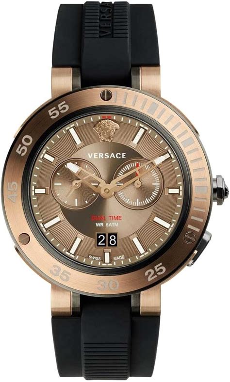 Versace VEM8 Cronógrafo de Cuarzo Hombre Reloj 46MM 